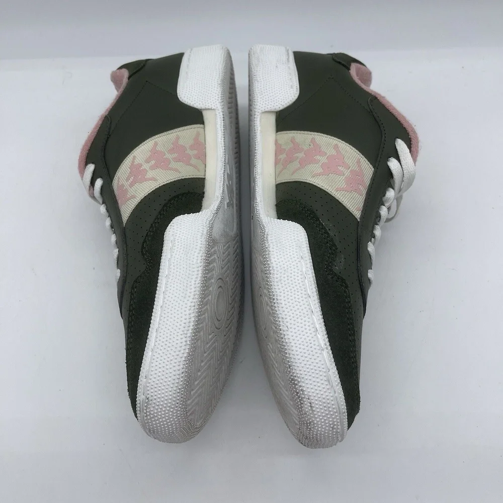 Kappa 222 Banda‎ Barnel Men's Size 9.5 Lifestyle Sneakers 82077 Green/Pink Shoes
